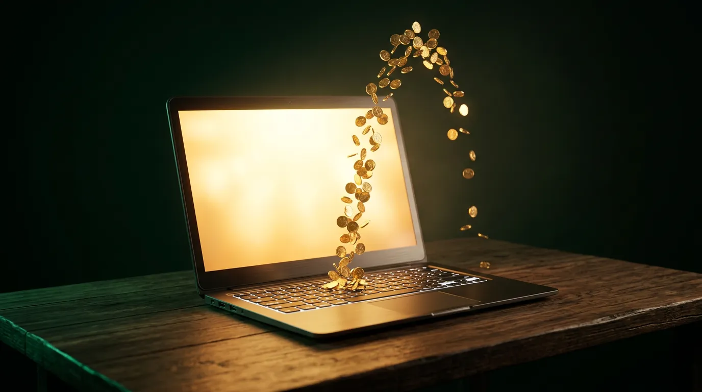Imagen ilustrativa sobre ganar dinero por internet